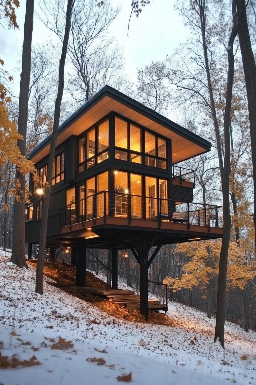 Modern Treehouses With Lake Views - photo 4