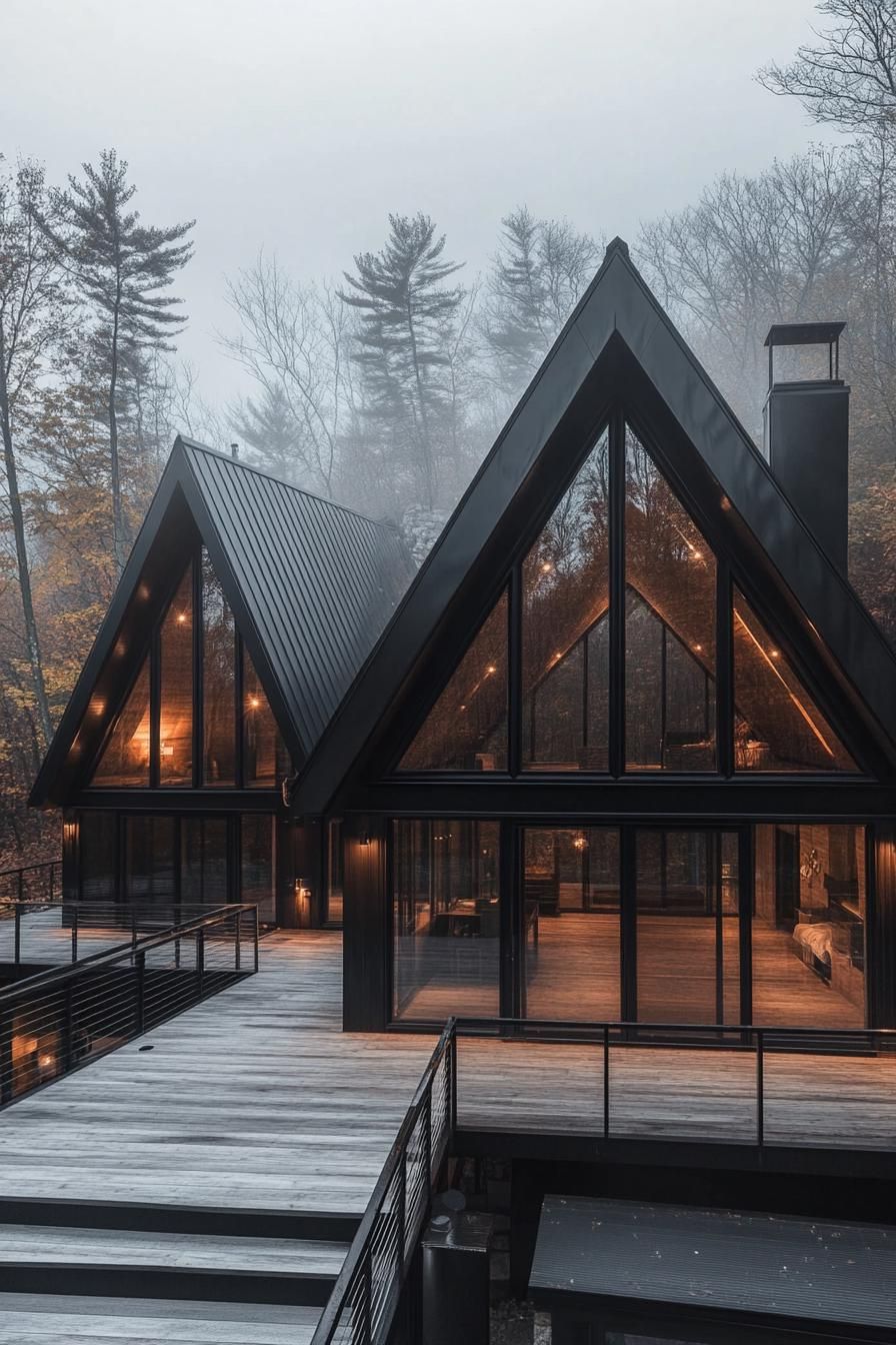 Twin A-frame Structure Design - photo 2