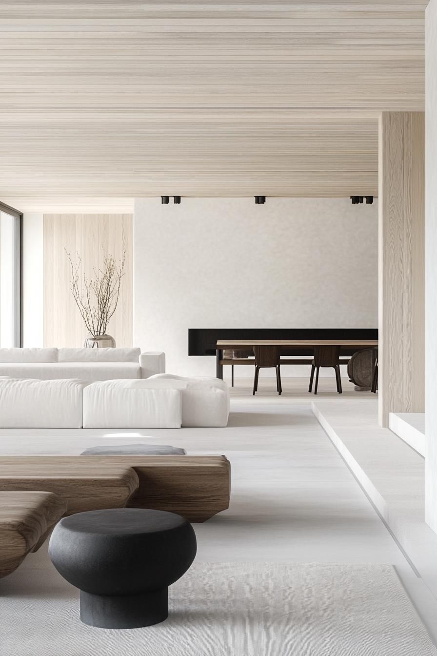 Neutral Palettes Paired With Bold Accent Walls