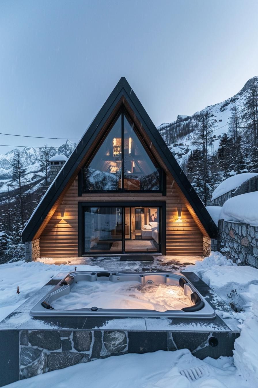 A-frame Featuring a Built-in Hot Tub - photo 3