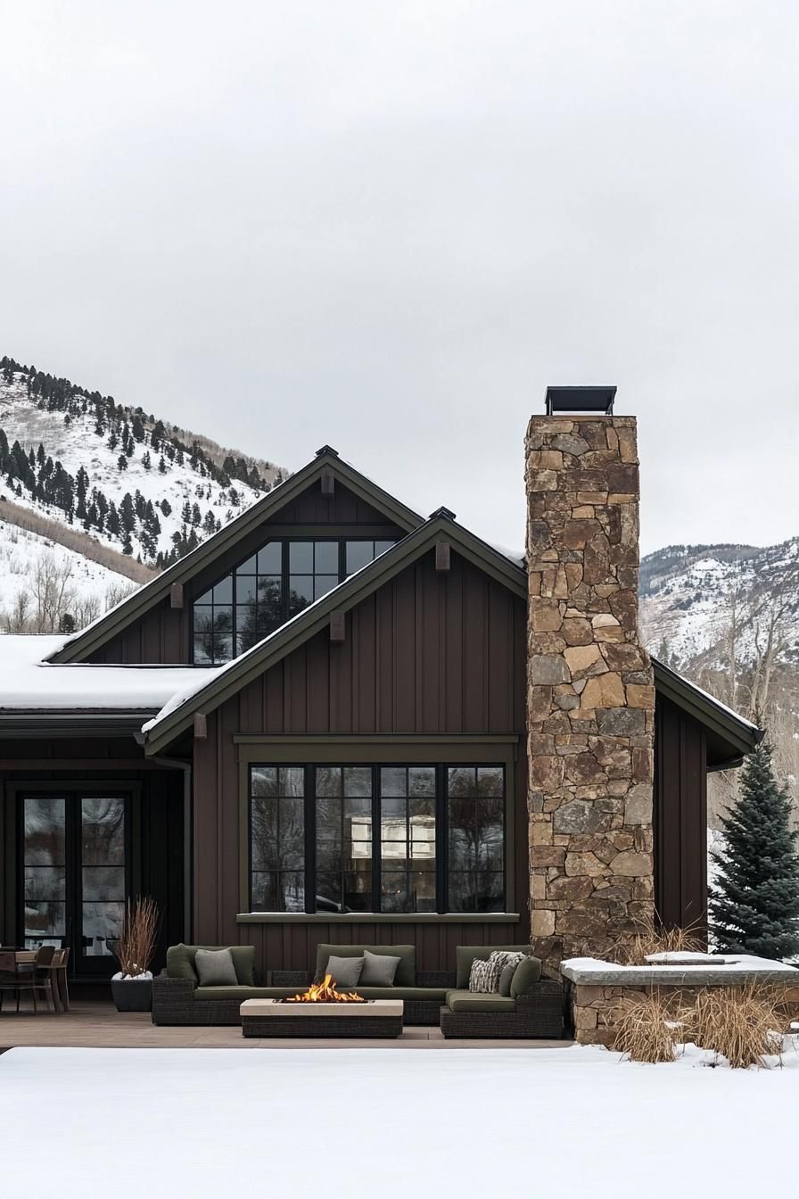 A Colorful Cabin Tucked in the Highlands