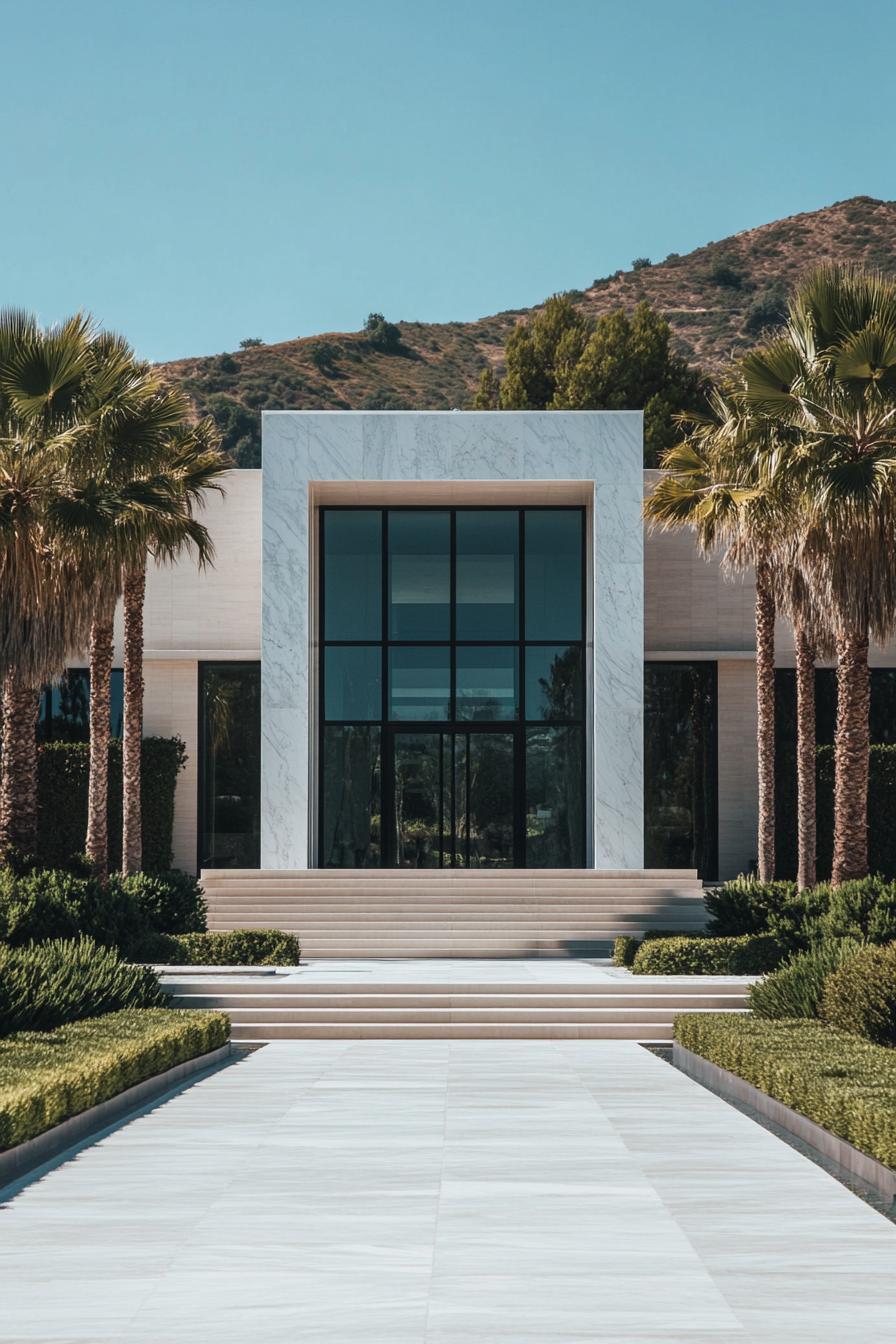 1) Majestic Design of a Modern Marvel Mansion