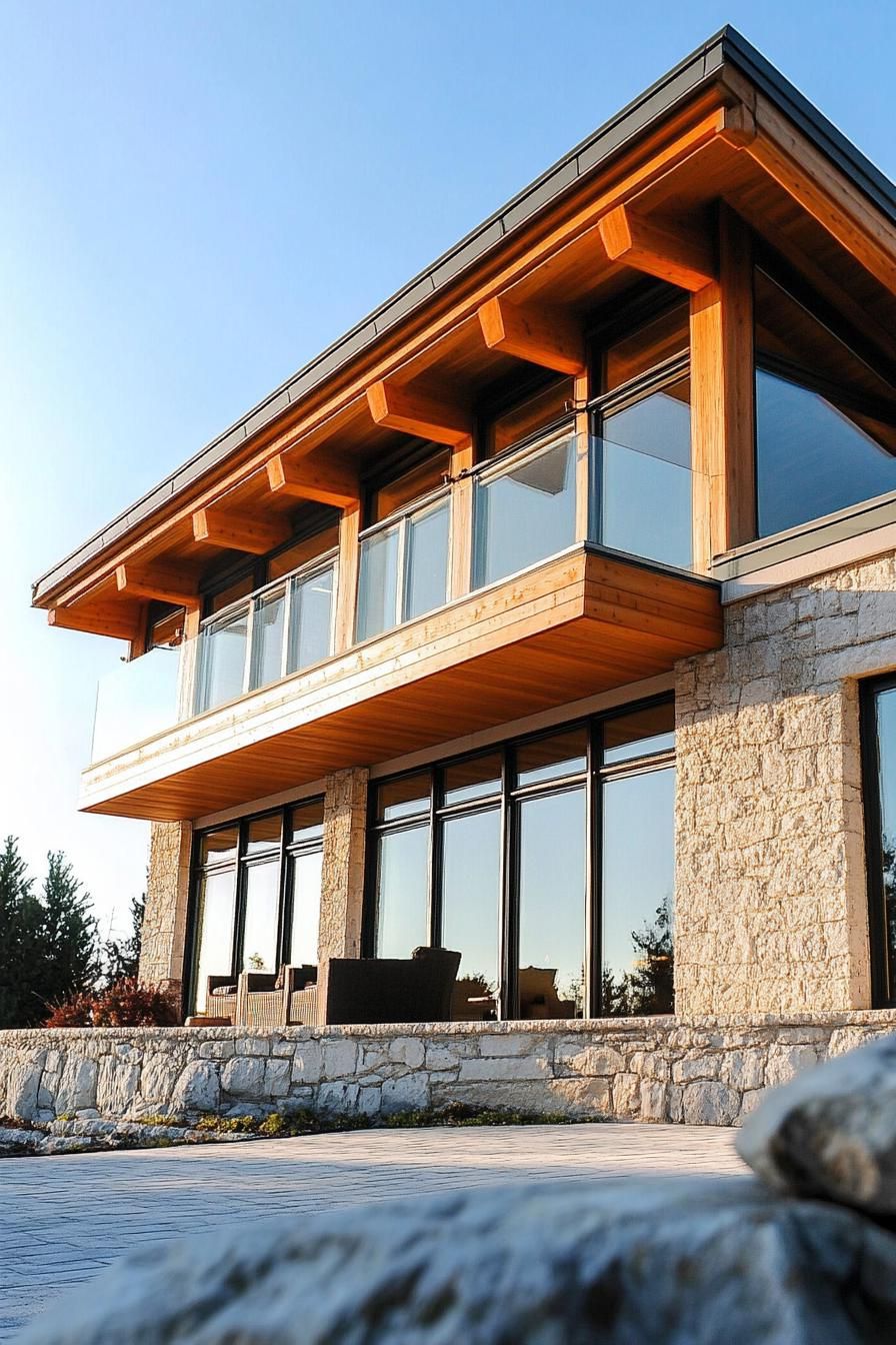 Mixing Horizontal and Vertical Timber for a Minimalist Look - photo 2