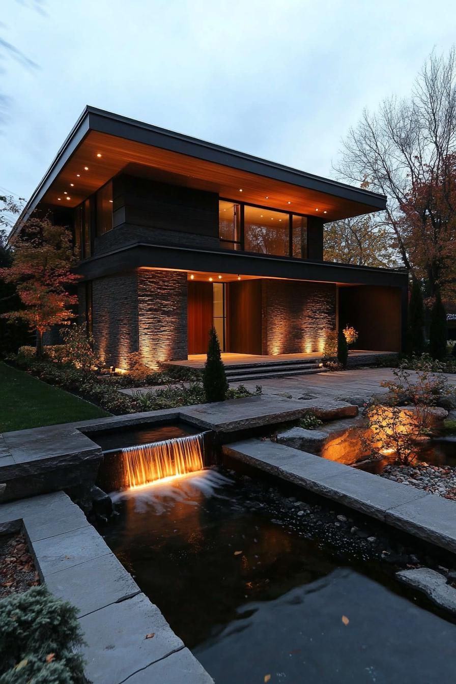 Floating Roof Design With Hidden Lighting - photo 4