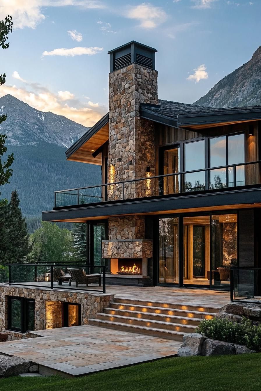 A Mountainside Marvel in Stone and Glass
