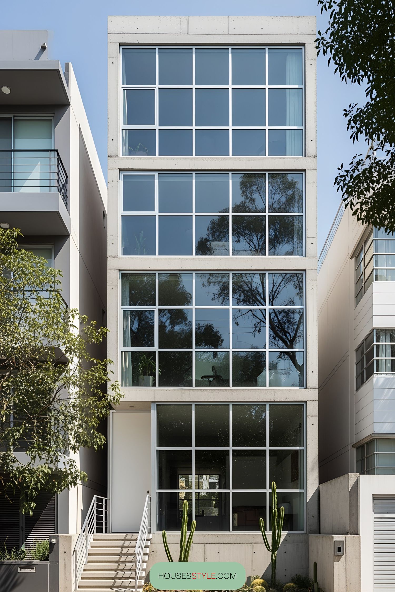 16. A Glass High-Rise Retreat in the City