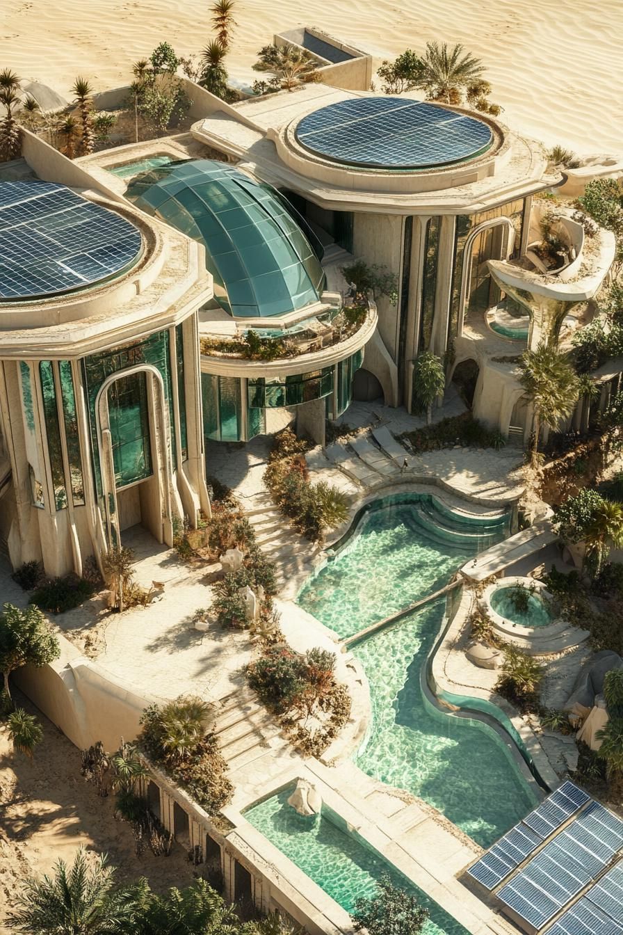Eco-Friendly Mansion With Solar Panel Roofing - photo 3