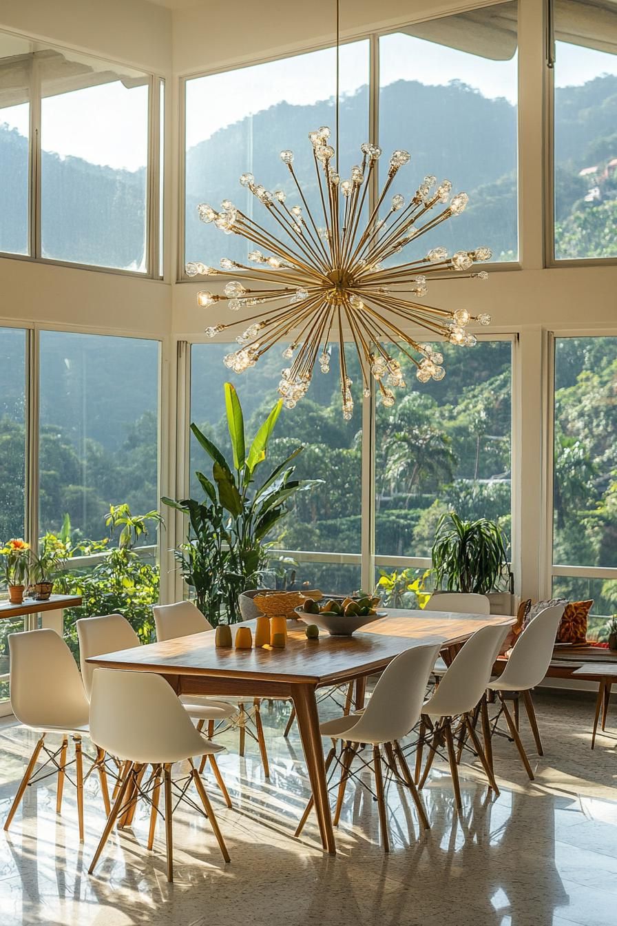 Sputnik Chandeliers for Retro Lighting - photo 4