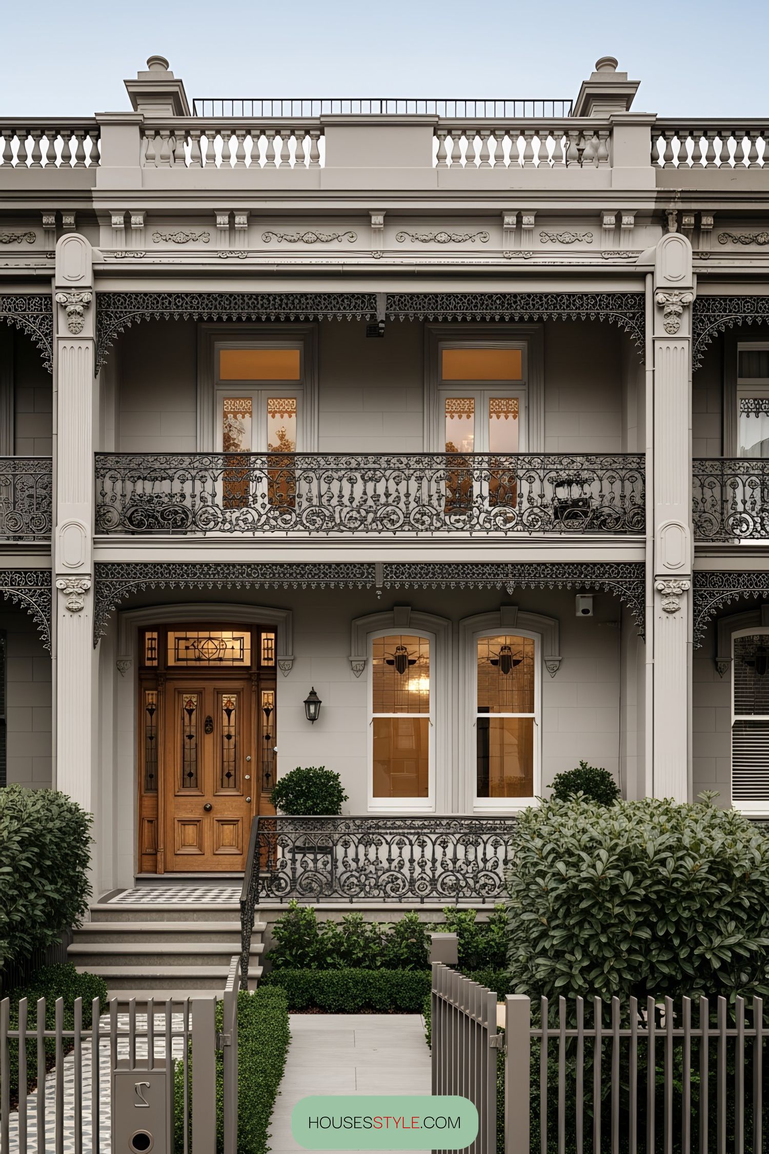 A Victorian Terrace With Balcony Charm