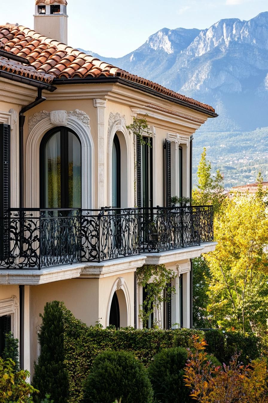 Ornate Wrought Iron Balconies