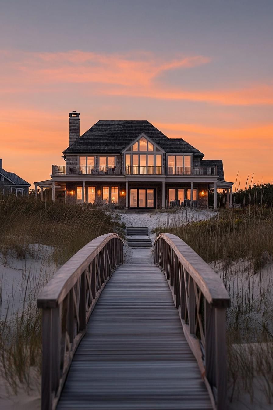 A Sunset Haven by the Coast