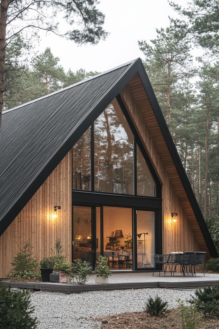 A-Frame Cabin Highlights
