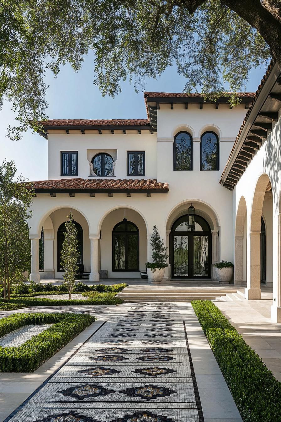 Charming Mediterranean Villa With Red Roof