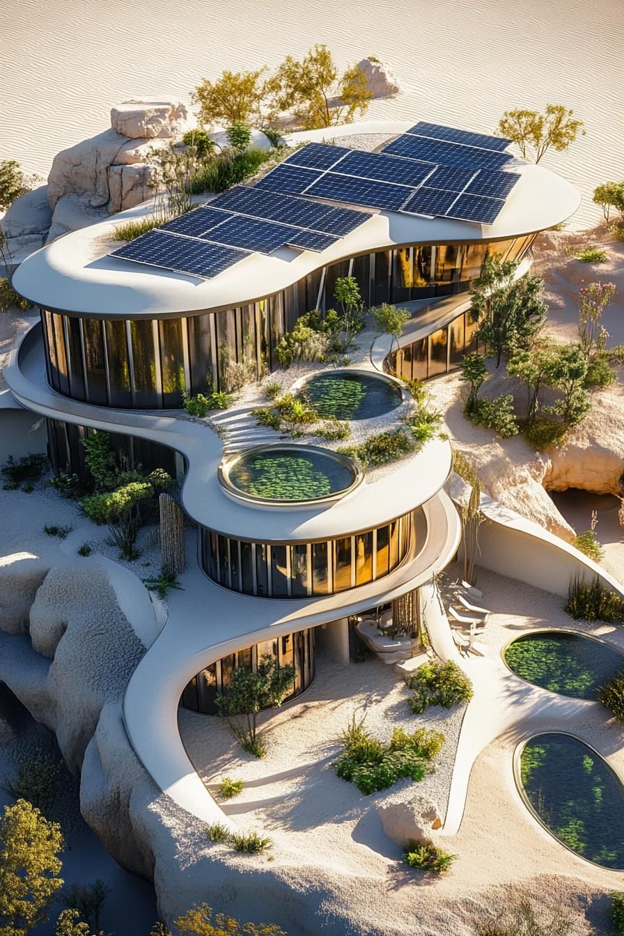 Eco-Friendly Mansion With Solar Panel Roofing - photo 4