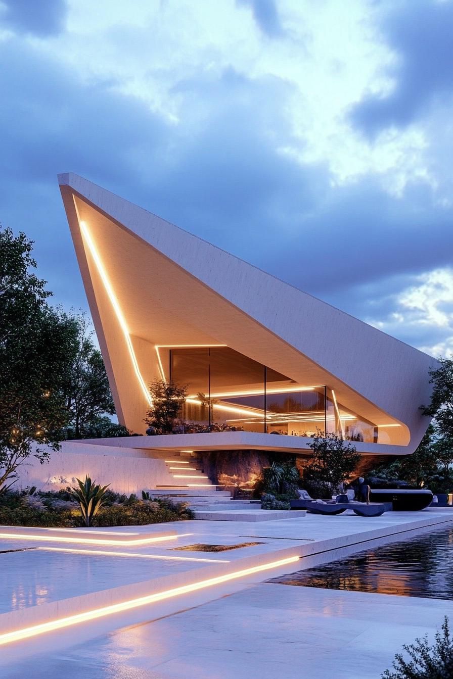 Overhanging Eaves With LED Accents - photo 3