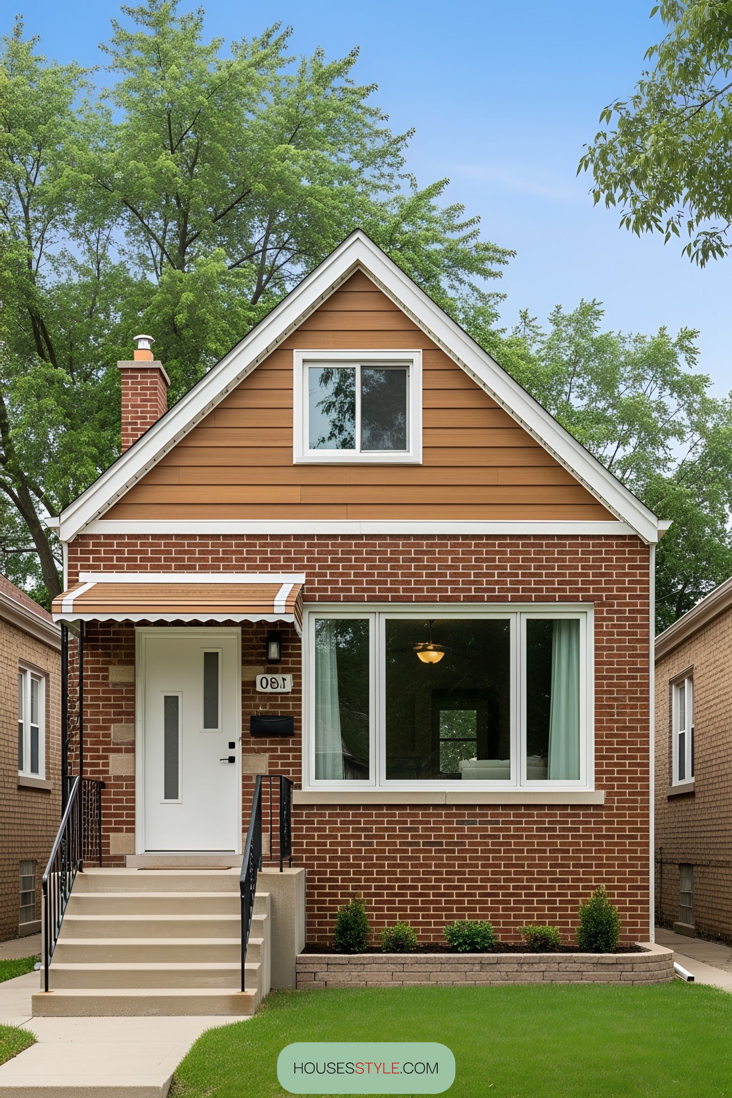10) A Standout Brick Bungalow Display