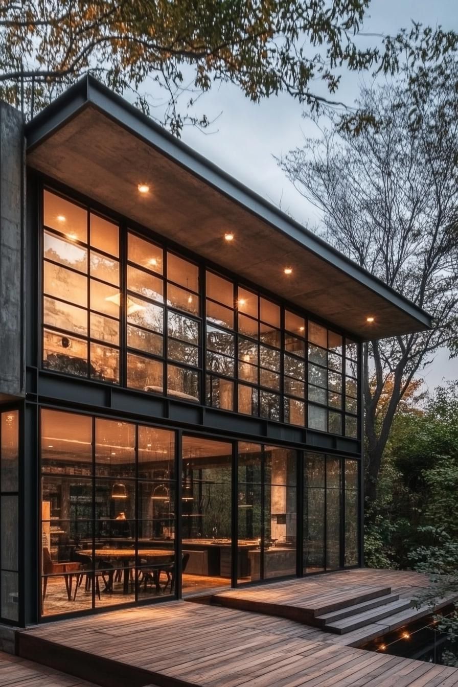 Oversized Factory-style Windows