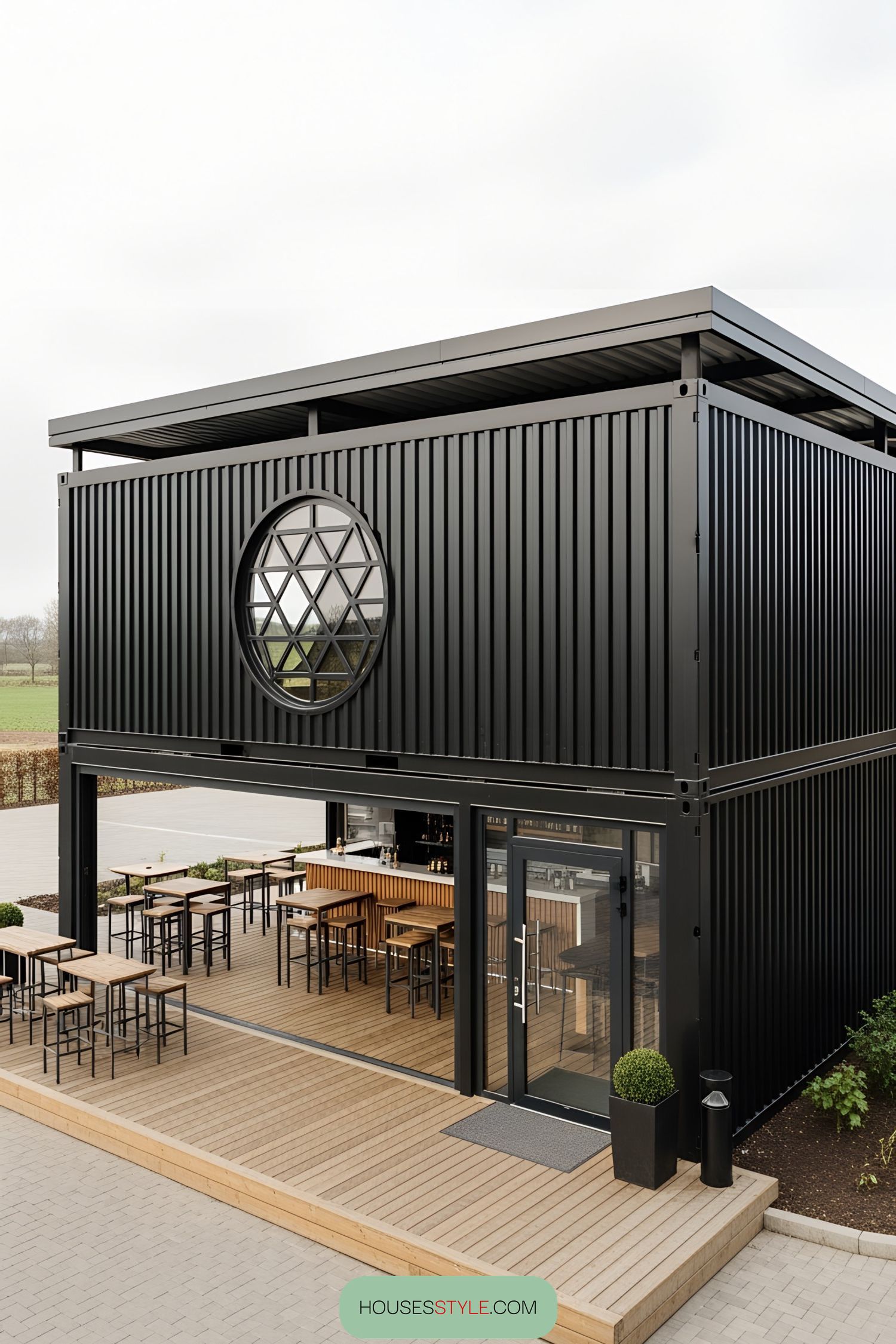 Marvelous Shipping Container Lounge: A Modern Retreat