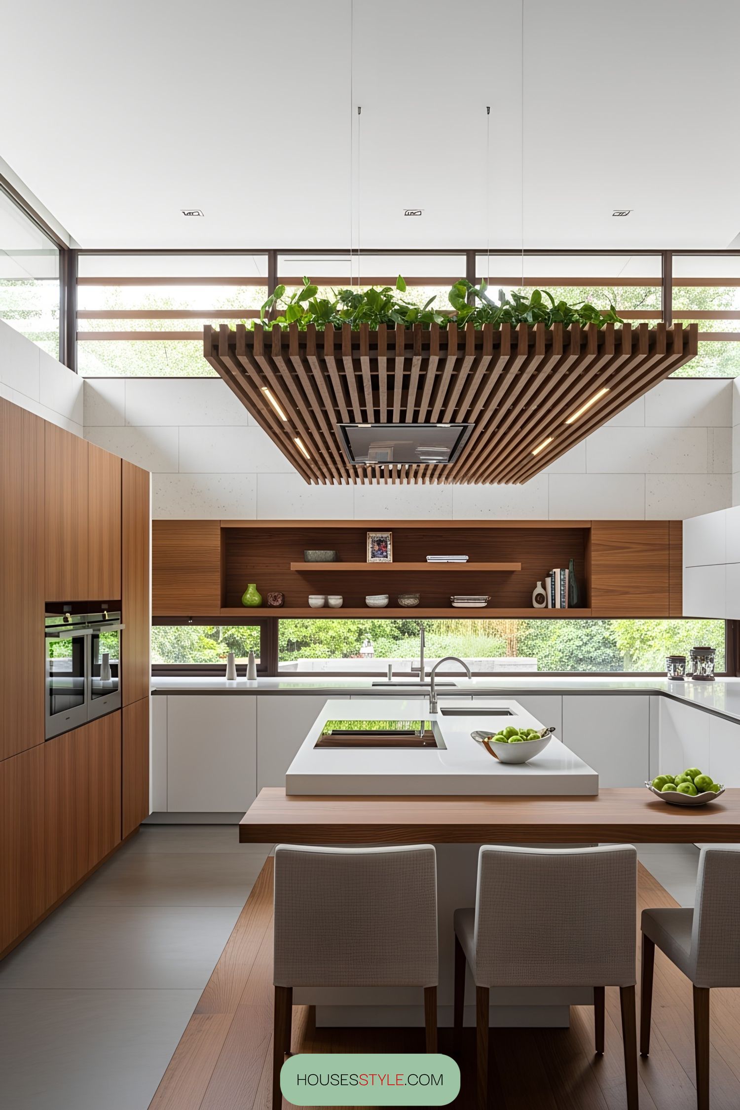 Zen-Inspired Kitchen Retreat with Natural Elements