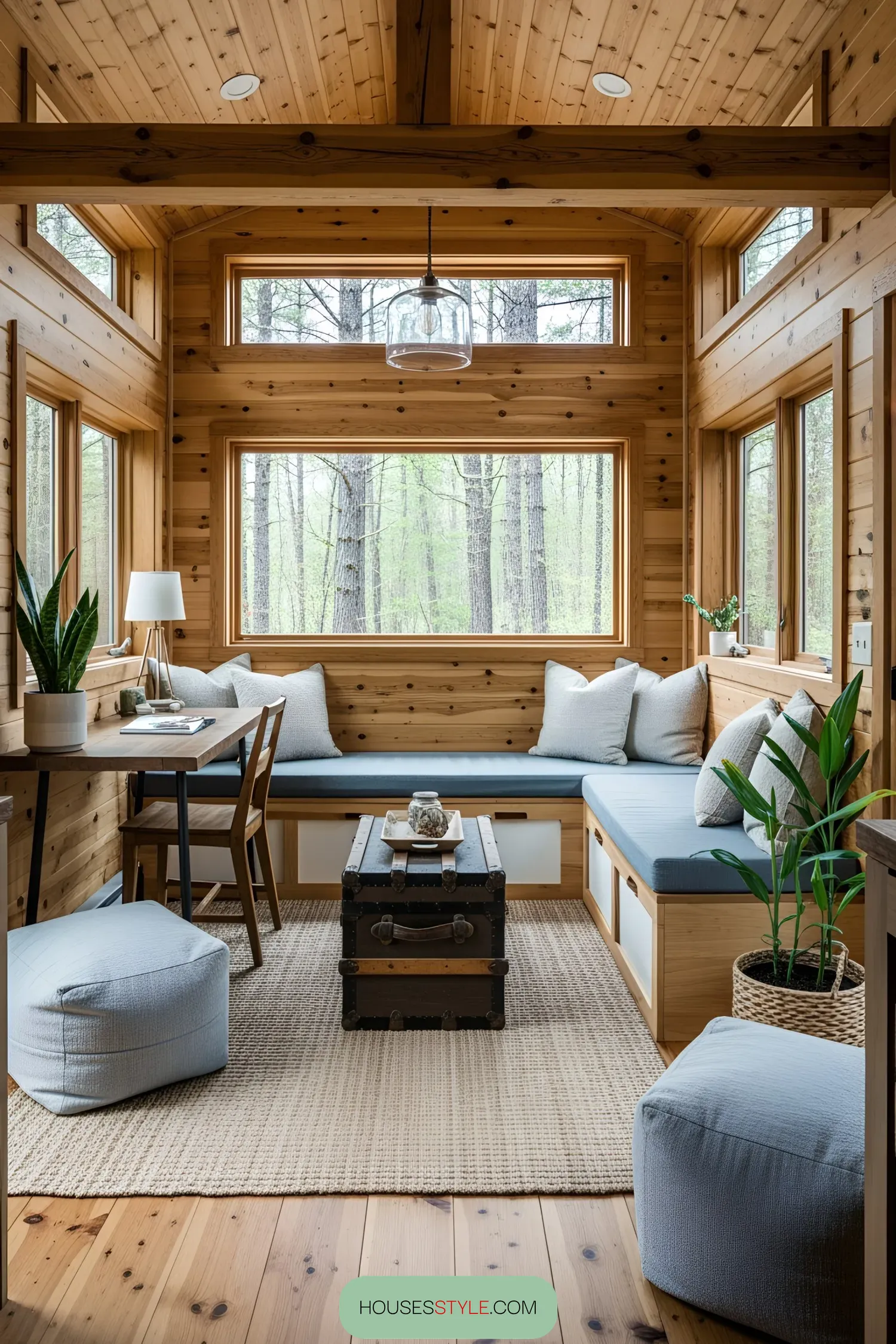 A Woodland-Inspired Tiny Room