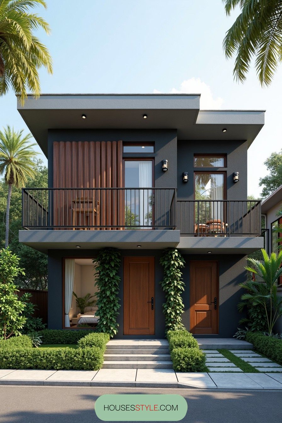 A Cozy Modern Home Nested in the Trees