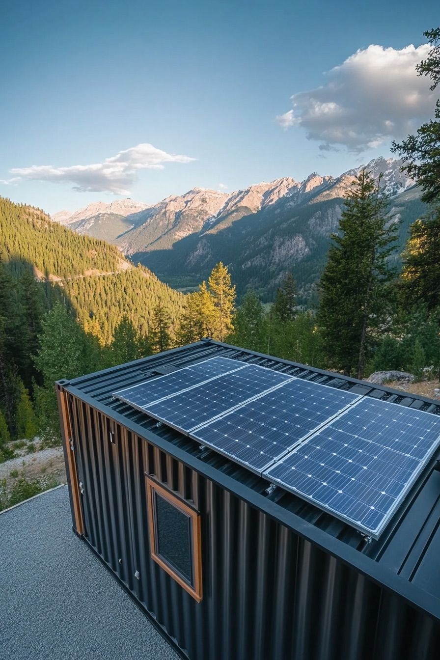 Solar-Powered Off-Grid Container Retreat - photo 4