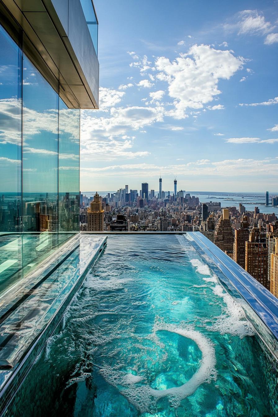 Glass-walled Pool on the Roof - photo 2
