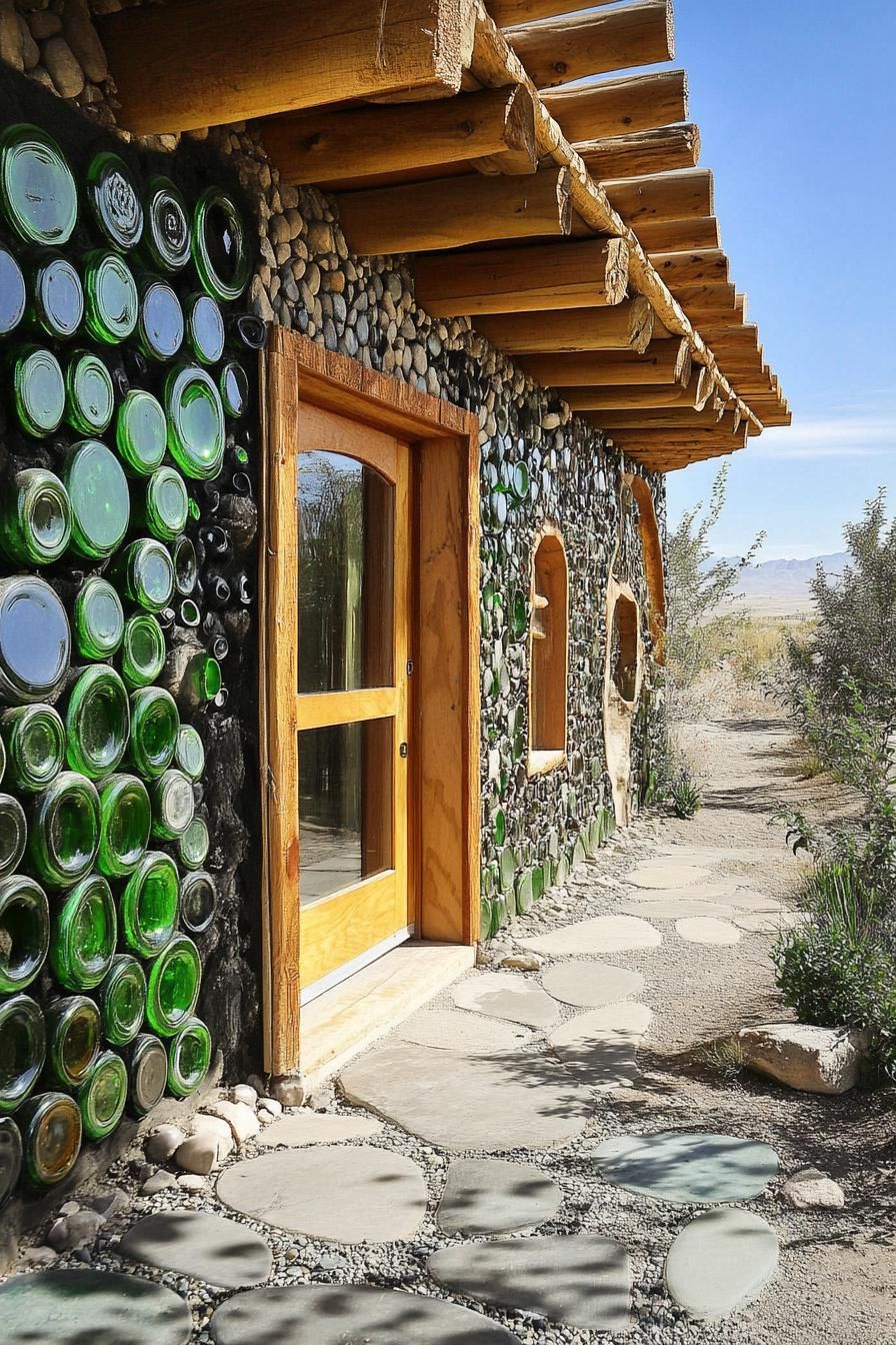 Earthships Built With Recycled Bottle Walls - photo 4