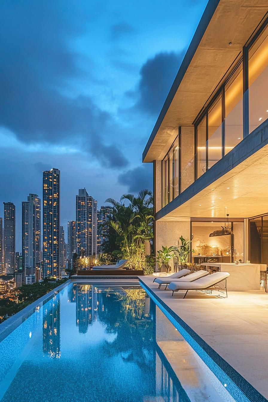 11) Infinity Pool With City Skyline Views - photo 4