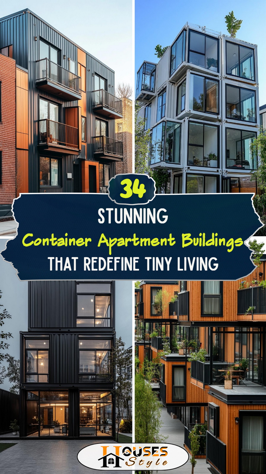 34 Stunning Container Apartment Buildings That Redefine Tiny Living