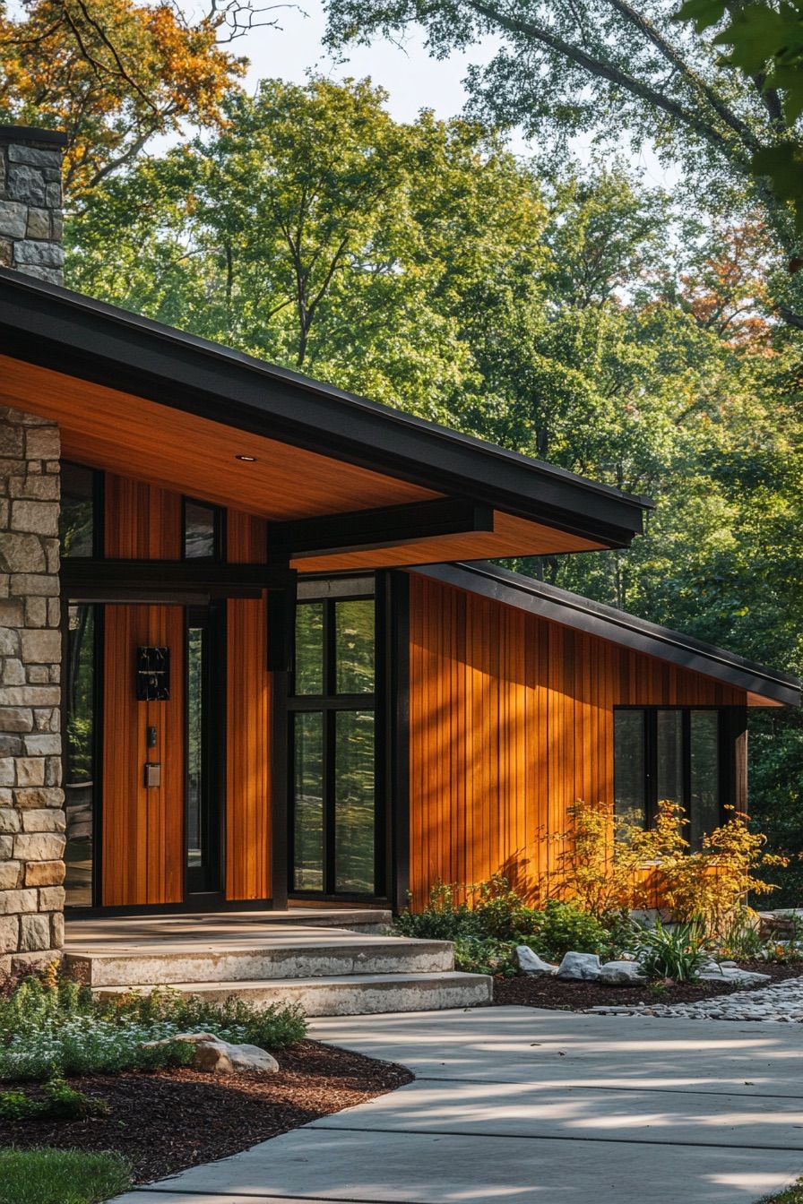 Why Use Exposed Wood and Stone - photo 4
