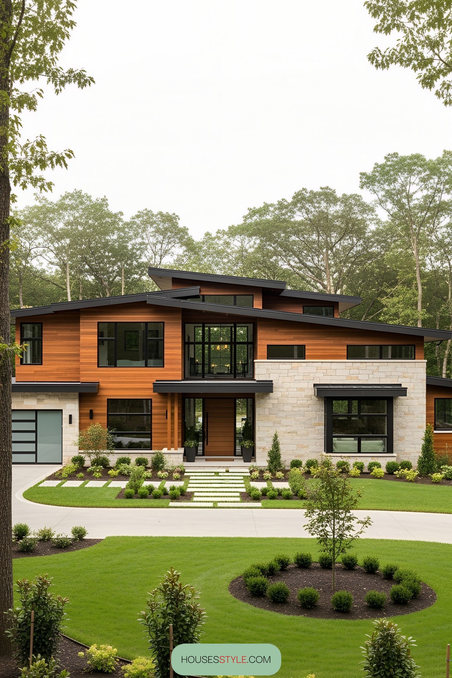 A Modern Retreat Tucked in Nature