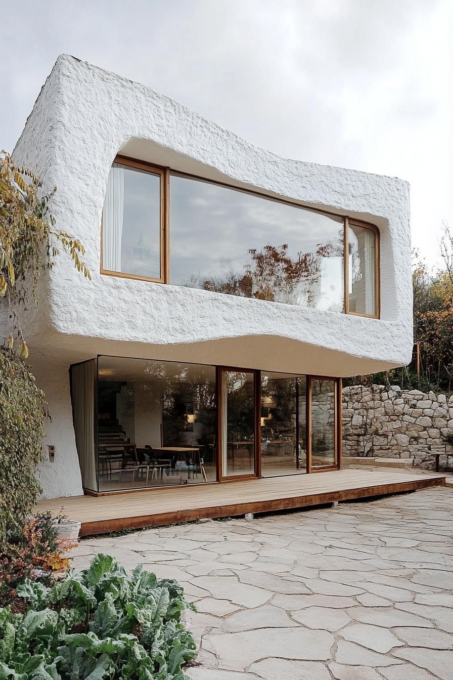 Eco House With an Unconventional Shape