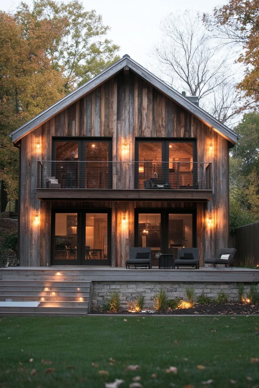 Facades Made From Reclaimed Barn Wood - photo 4