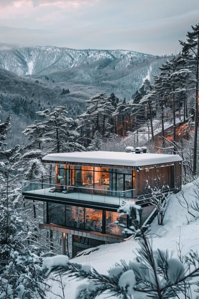 Cabins With Floor-to-Ceiling Glass Walls