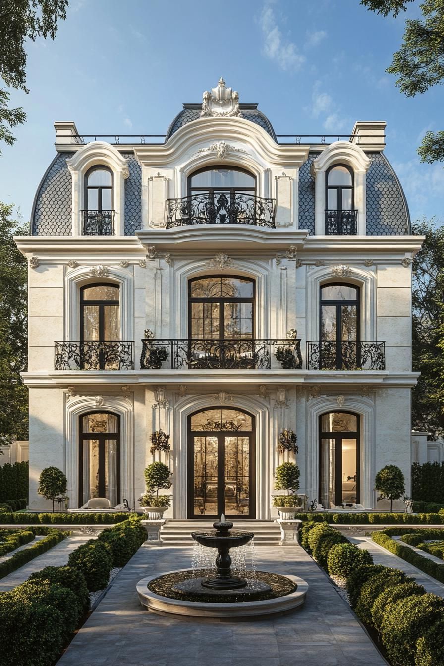 A Glamorous Dose of French Mansion Style