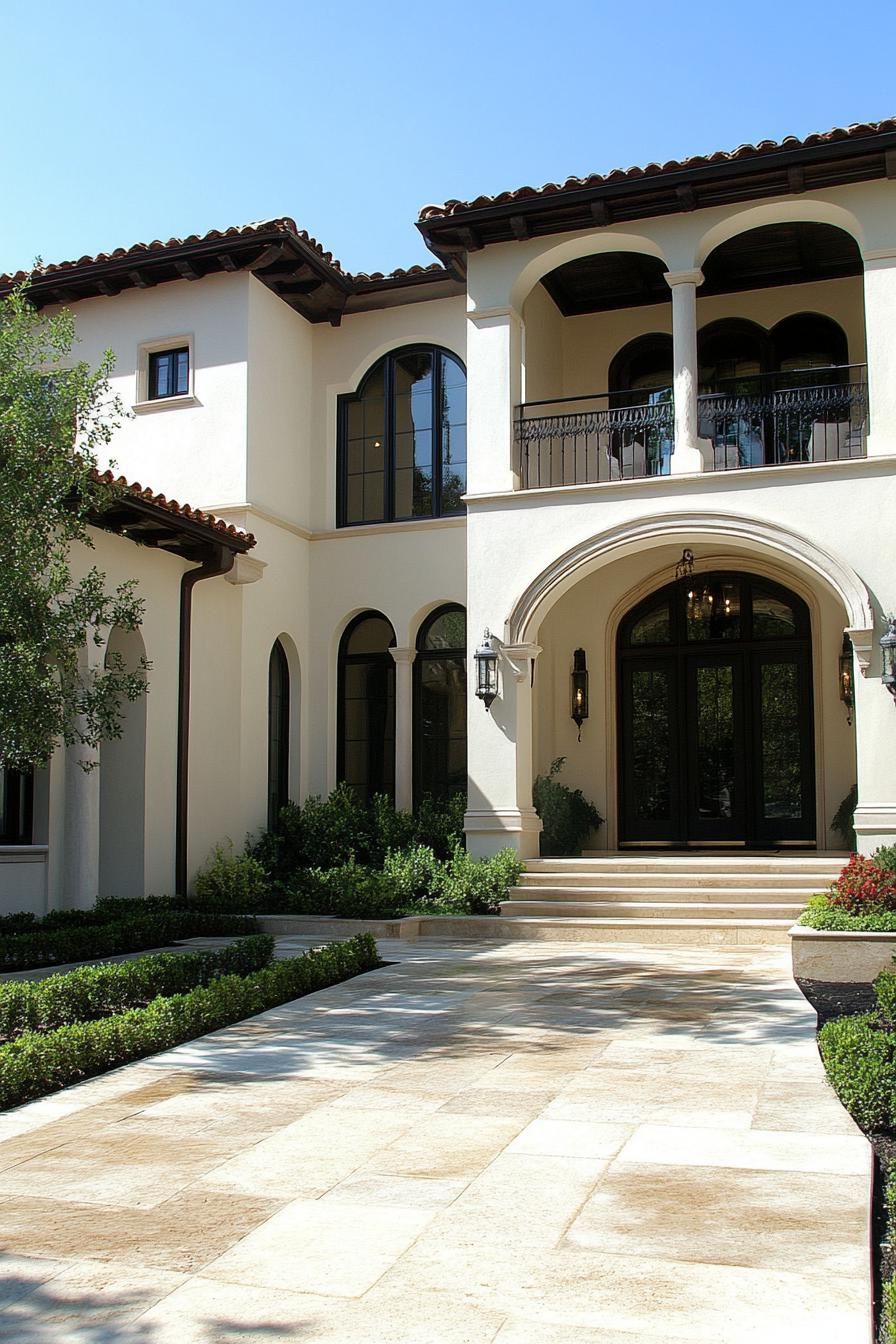 A Mansion Built on Majestic Arches