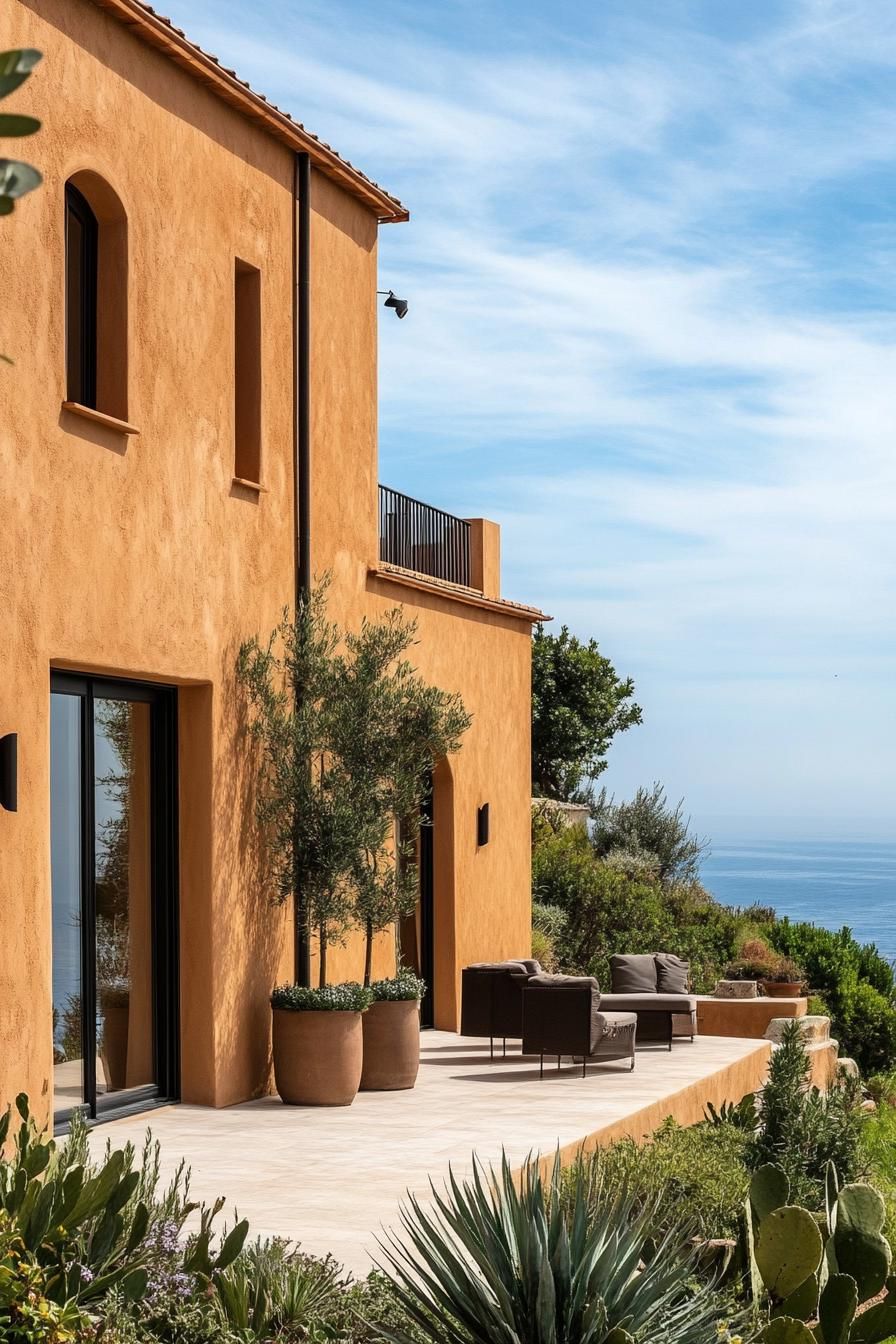 Earth-Toned Stucco Wall Finishes - photo 2