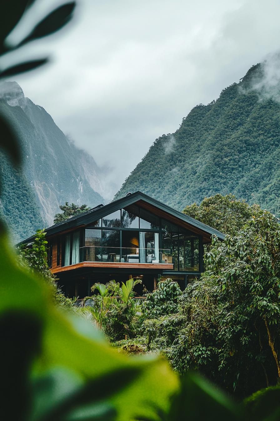 Modern Sanctuary Set in the Mountains