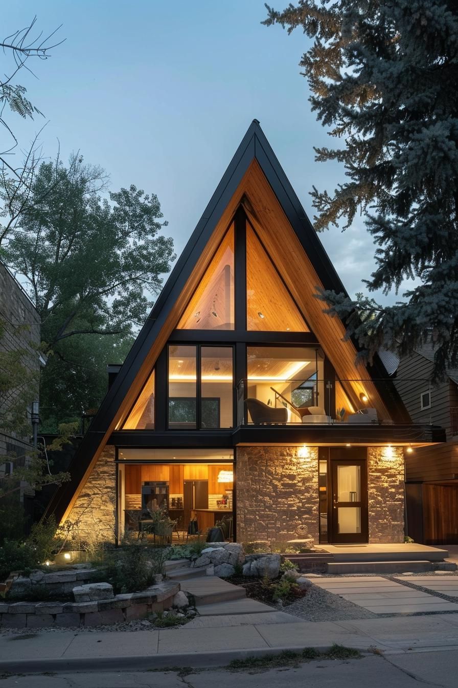 A-frame Set on a Stone Foundation - photo 2