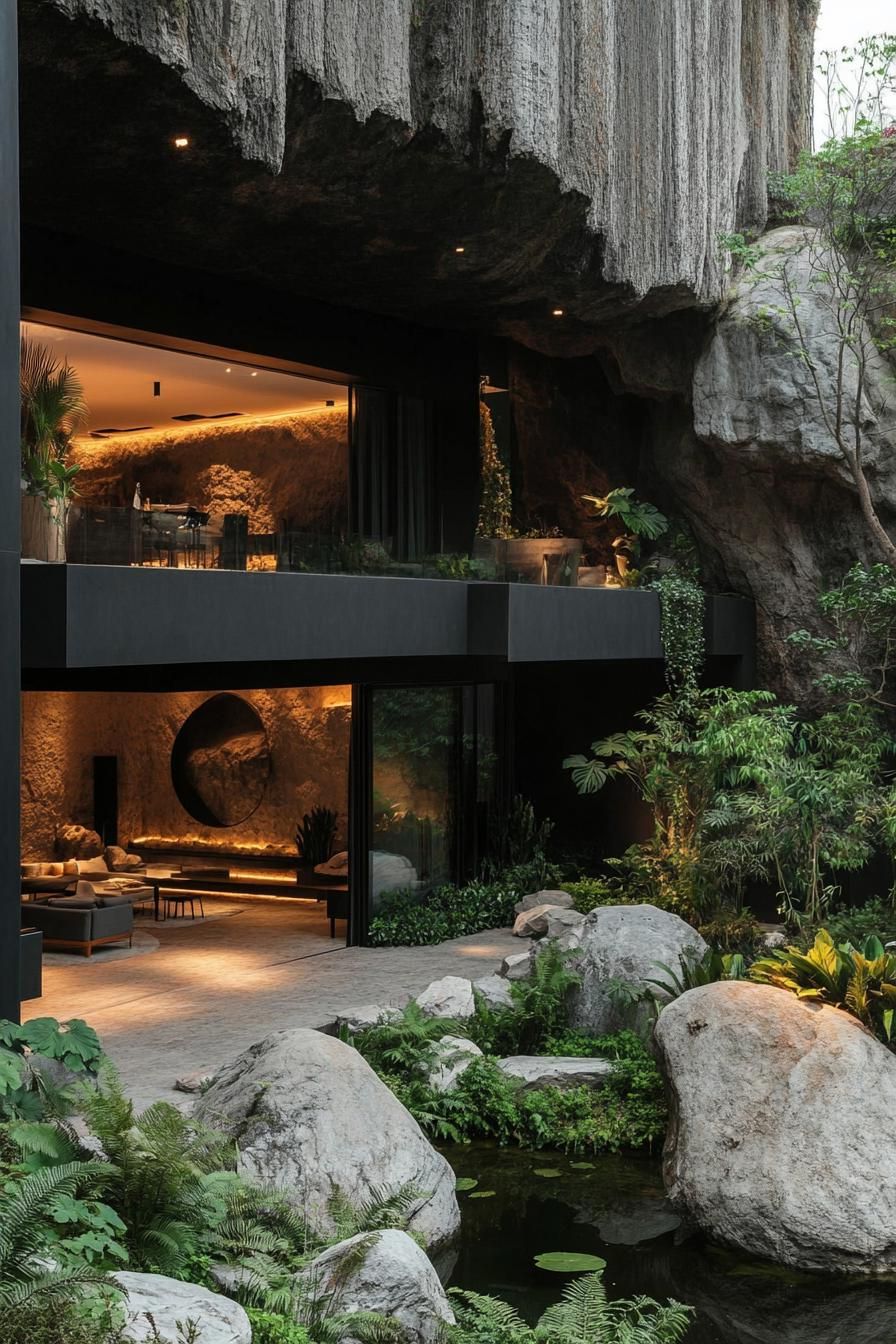 Modern Luxury Home With a Grotto