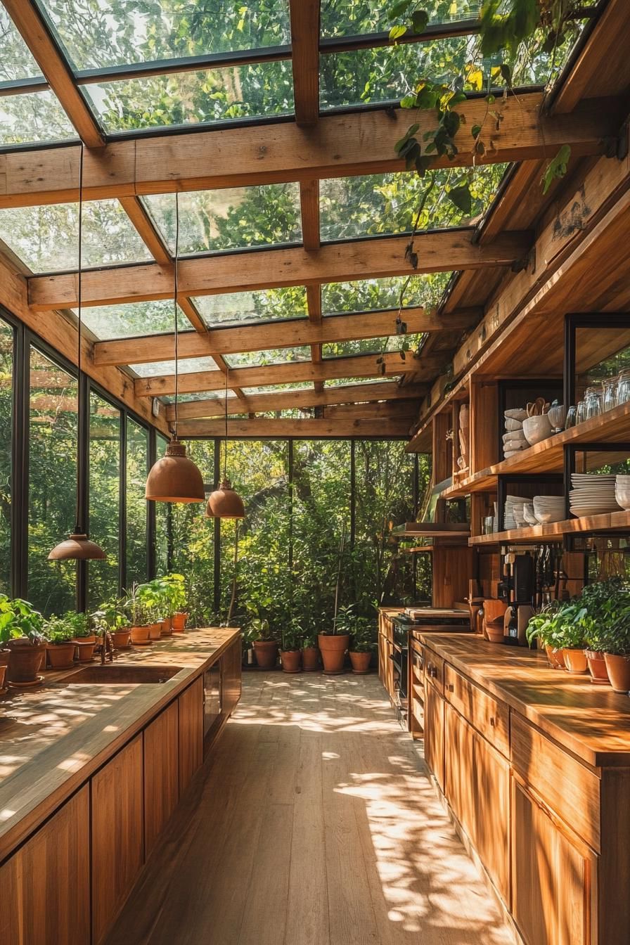 8. Kitchen Built Like a Greenhouse - photo 2