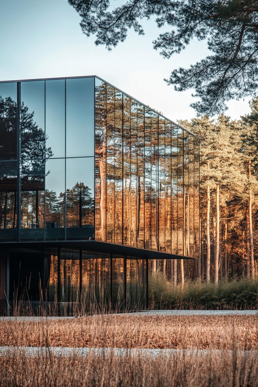 Solar-powered Glass Cube Retreat - photo 3