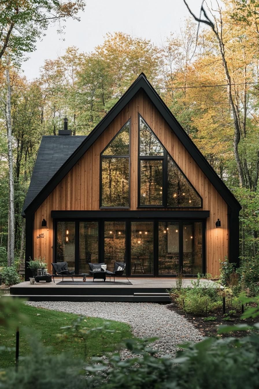 Modern Forest Cabin Retreat