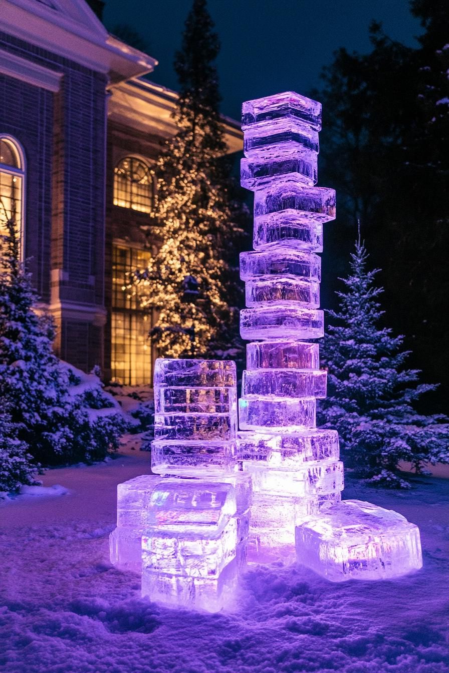 Ice-Sculpture Crystal Mansion Style - photo 2