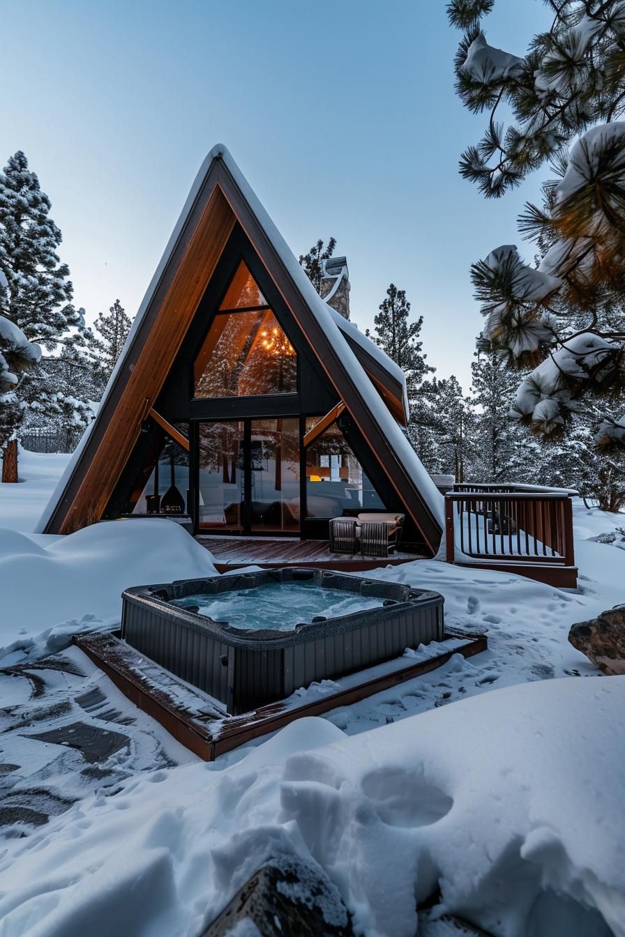 A-frame Featuring a Built-in Hot Tub - photo 2