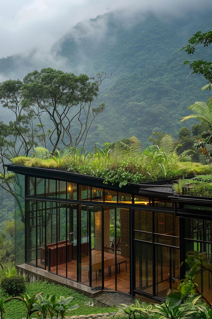 Glass Cabin With Rooftop Garden - photo 2
