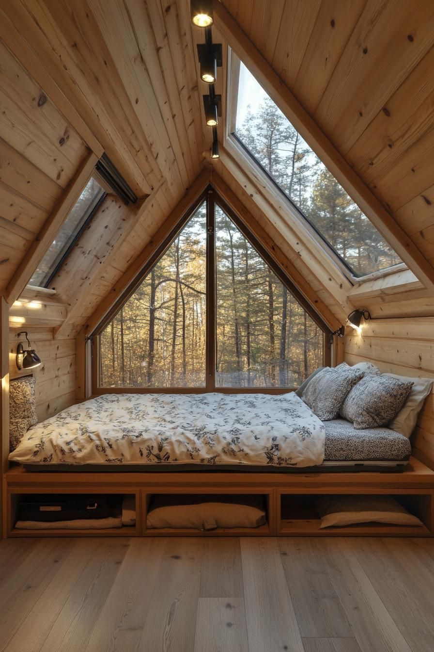 Compact Tiny Cabin Design