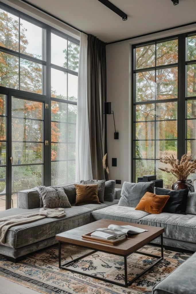 Grey Velvet Sofa Styling