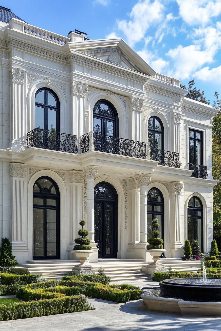 French Mansion Rich With Ornate Details